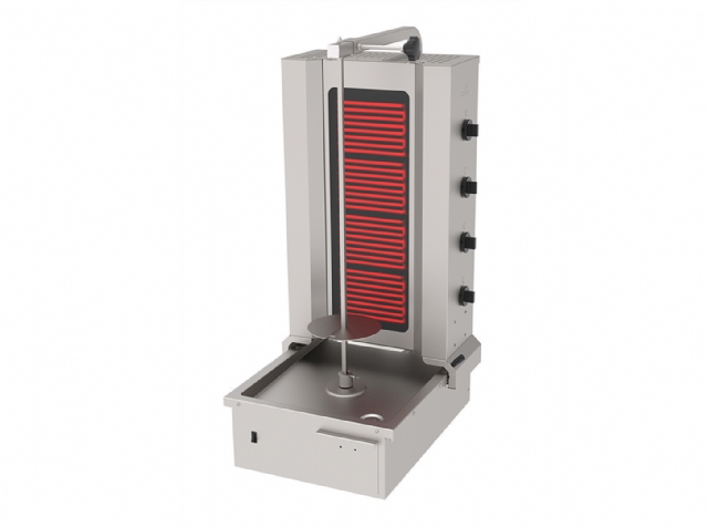 ADE-4A Electric Doner Kebab Machine, 4 Heater, Bottom Motor