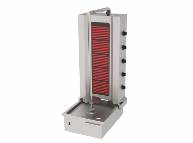 ADE-5A Electric Doner/ Kebab Machine, 5 Heater, Bottom Motor