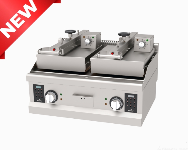 ACIE-02S ELEKTRİKLİ CLAM GRİLL