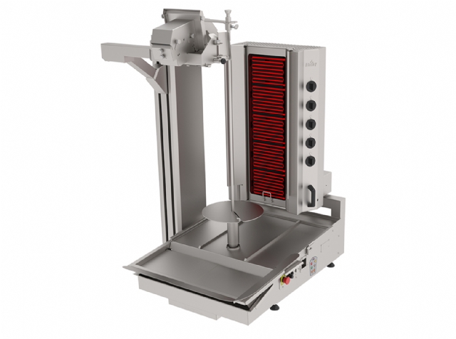 ADR-5E-GK Compact Doner Kebab Robot- Electirc 5 Heater Wide Cut